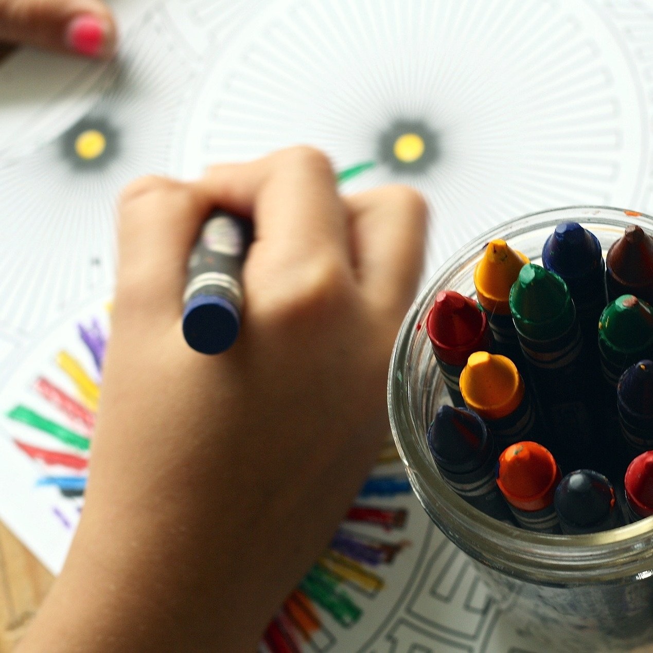 Child drawing